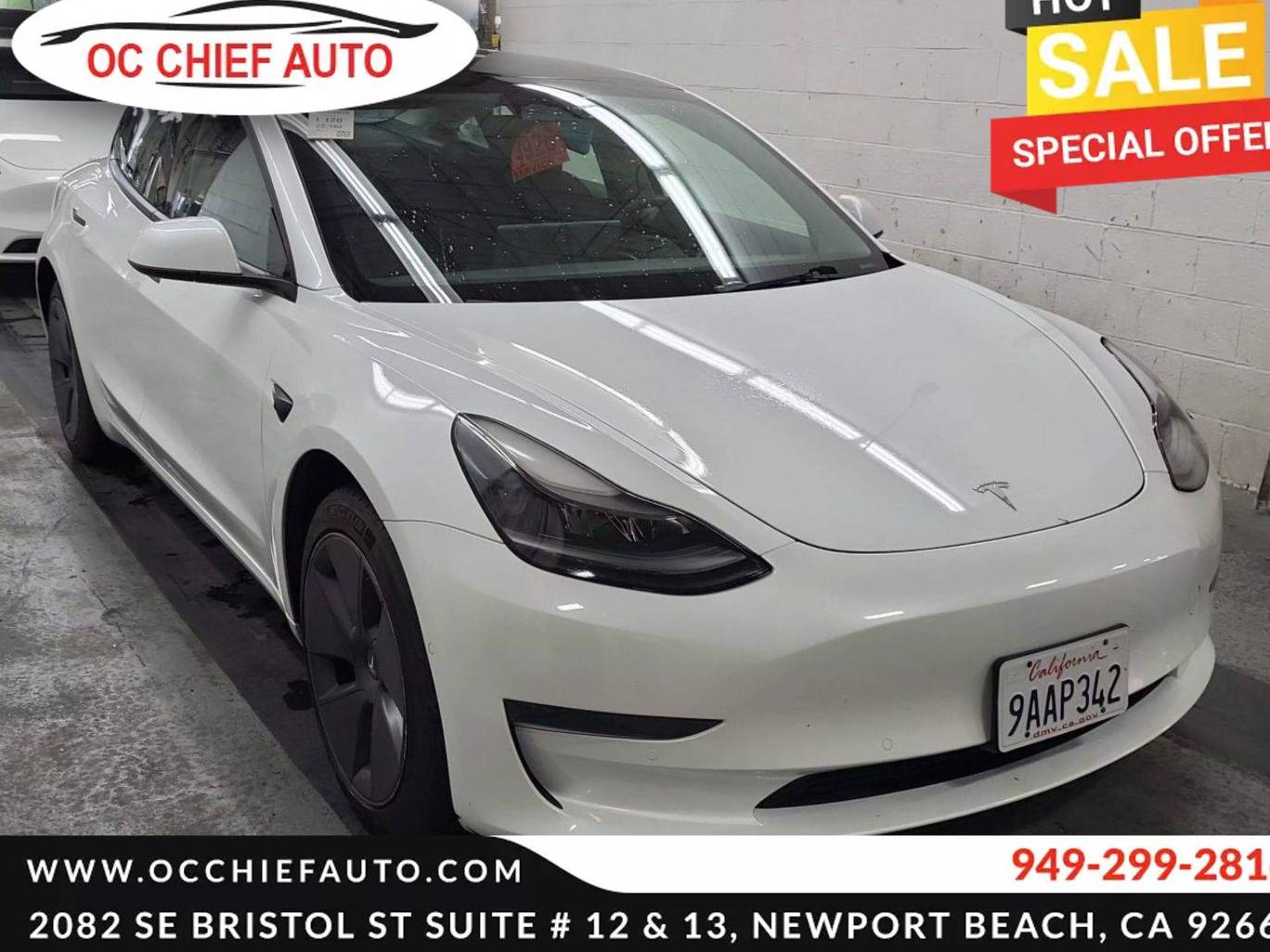 TESLA MODEL 3 2022 5YJ3E1EA2NF166910 image